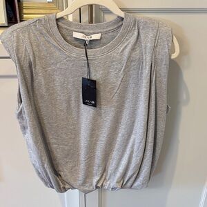 New with Tags Joie Heather Gray Muscle Tee